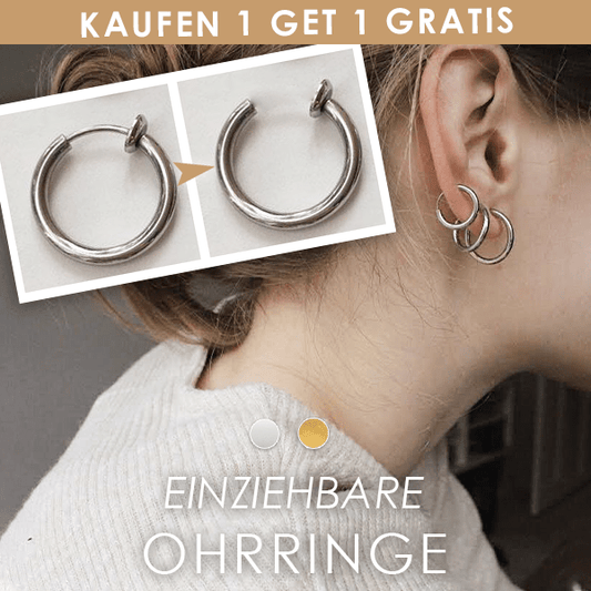 Einziehbare Ohrringe (KAUFEN 1 GET 1 GRATIS)